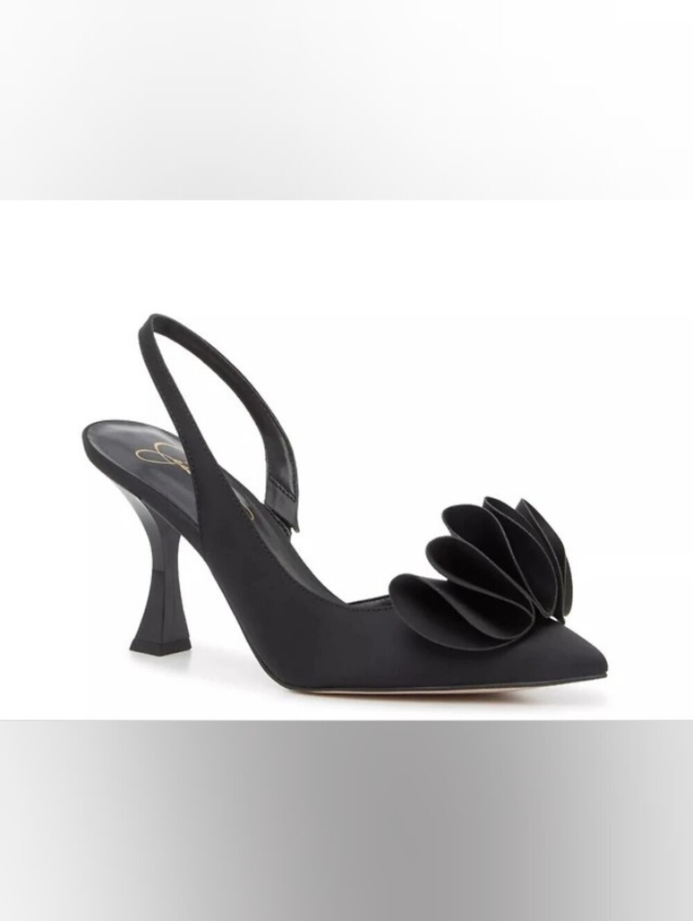 Jessica Simpson Satin Febrindi Slingback Pumps